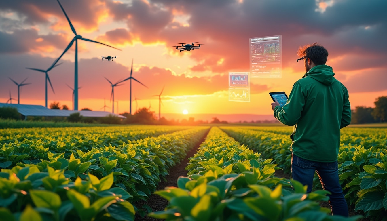 découvrez comment le big data révolutionne l’agriculture en permettant d’anticiper les effets du changement climatique, d’optimiser les cultures et d’assurer une meilleure gestion des ressources naturelles.