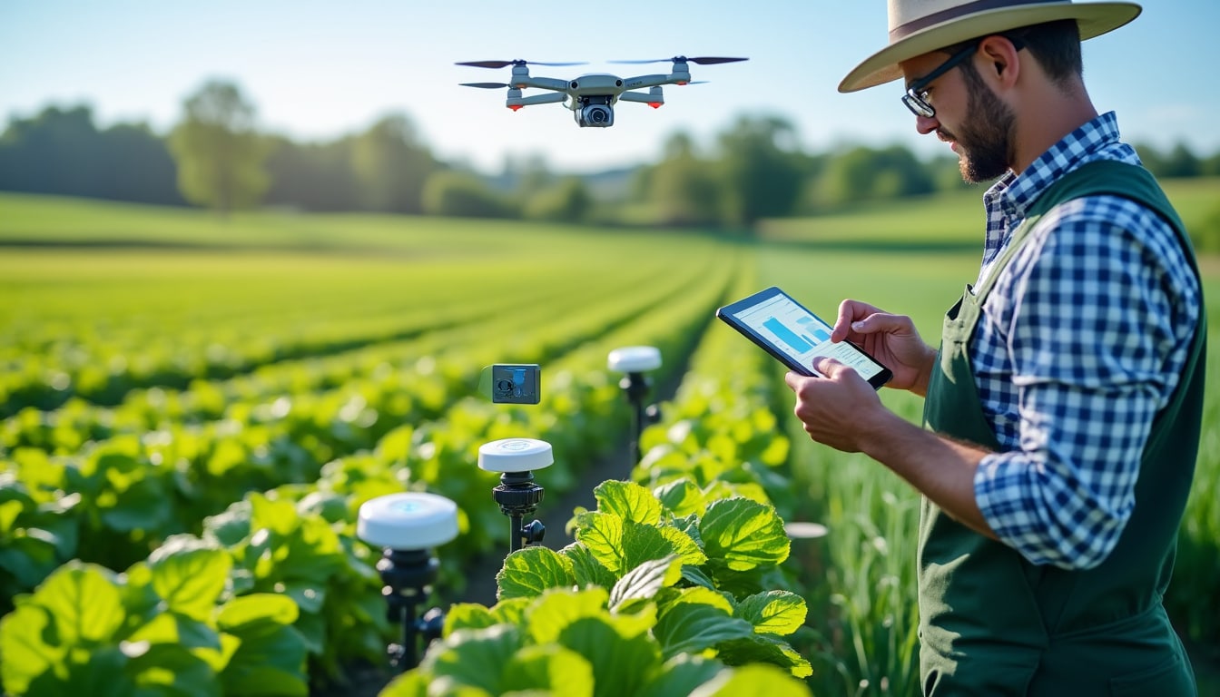 découvrez comment les capteurs connectés révolutionnent l’agriculture, en optimisant les rendements, la gestion de l’eau et le suivi des cultures pour des pratiques agricoles plus durables et efficaces.