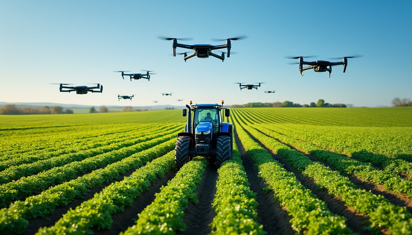 découvrez comment l’intelligence artificielle transforme l’agriculture de précision, en optimisant les rendements, réduisant les coûts et favorisant une gestion durable des ressources agricoles.