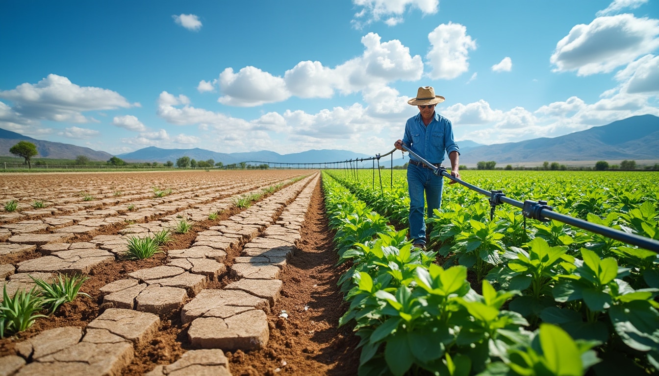 découvrez comment l’irrigation responsable peut répondre au défi des sécheresses répétées, en préservant l’eau et en assurant la durabilité de l’agriculture.