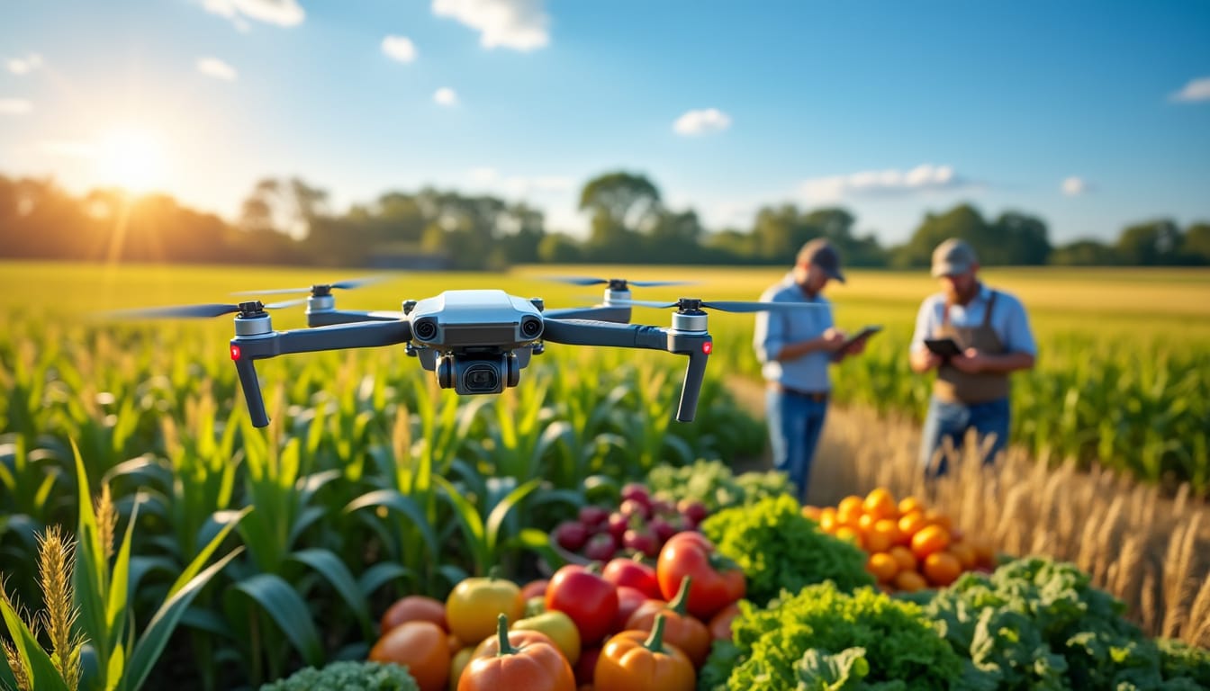 découvrez comment les drones révolutionnent l’agriculture moderne en aidant les agriculteurs innovants à optimiser leurs cultures, surveiller leurs parcelles et améliorer leurs rendements.